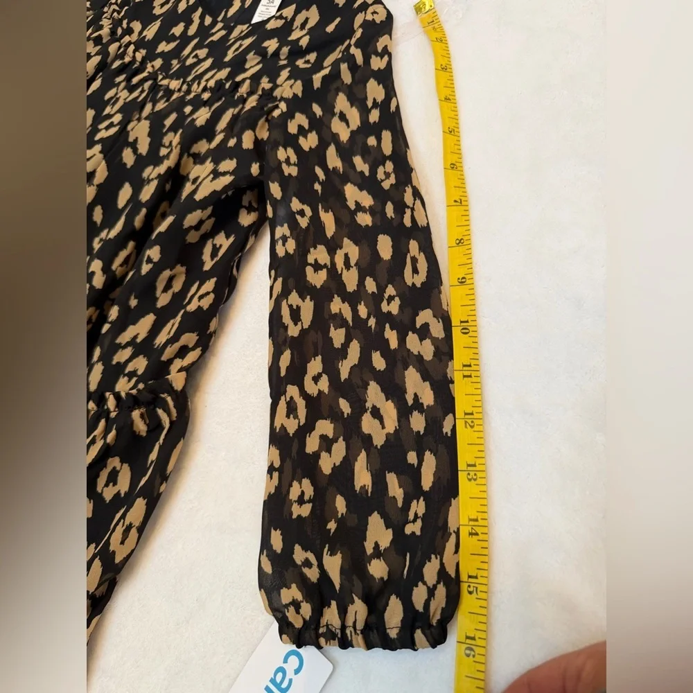 Carter's Size 5T Black and Gold Patterned Kids Dress